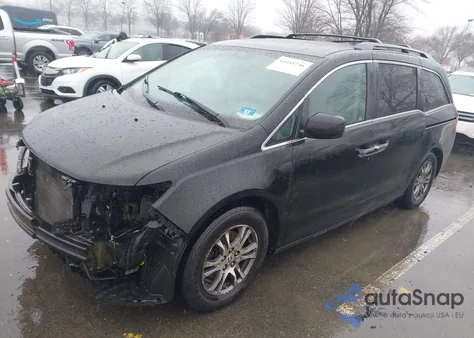 2011 Honda Odyssey Ex-L z USA, uszkodzony, nr VIN 5FNRL5H67BB045221